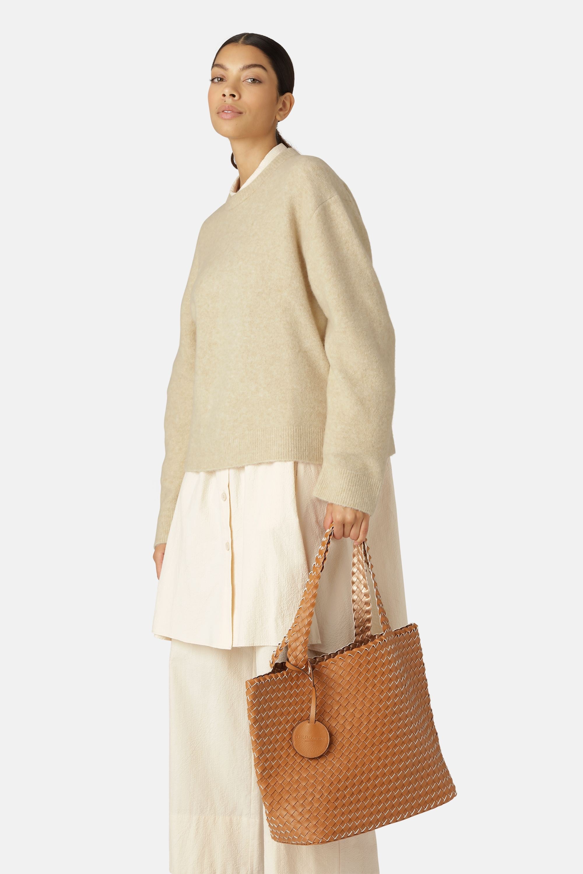 Tote Bag Flettet - Pumpkin Copper